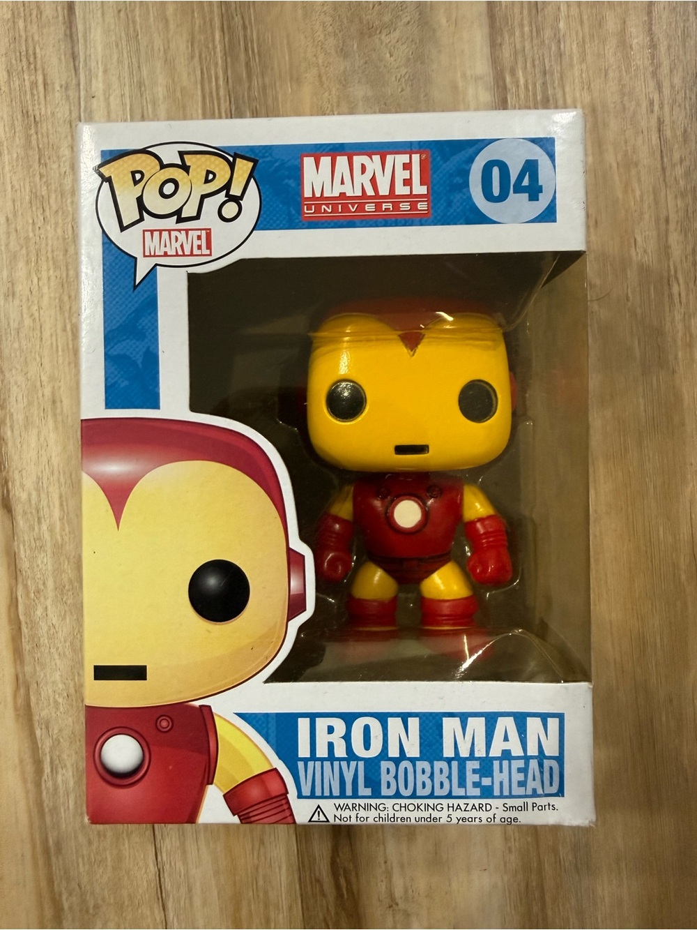 POP! MARVEL UNIVERSE 04 IRON MAN Vinyl Bobble-Head